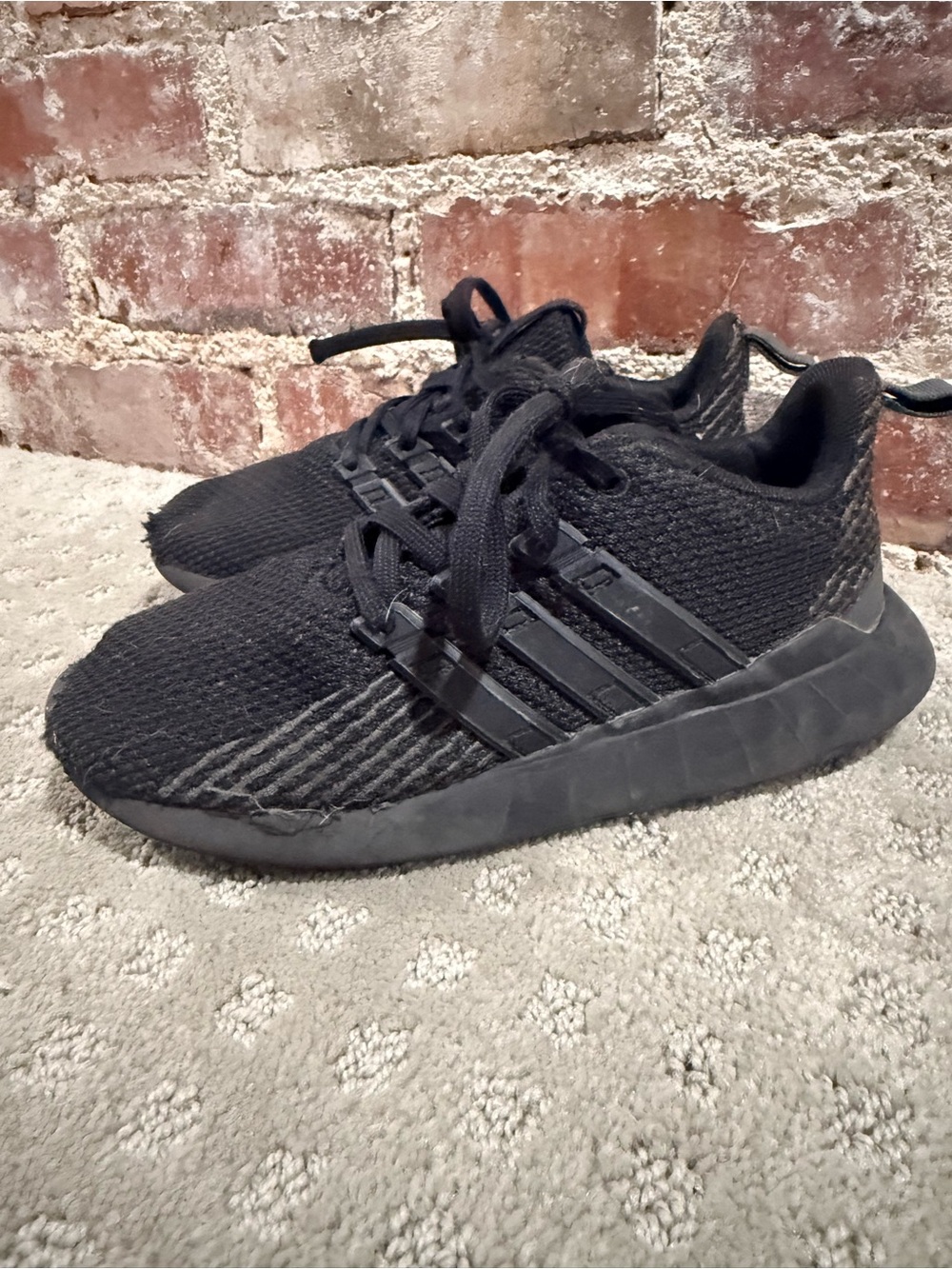 adidas Kids Black Athletic Sneakers
